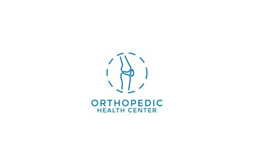 
Luxury orthopedic healthcare logo design vector template