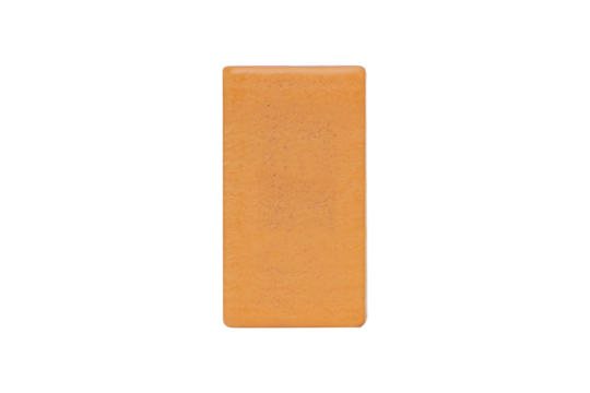 Uppercase English alphabet letter I Isolated on cut out PNG. Wooden jigsaw brown tangram puzzle as shape. English universal language used all over world. Used in learning education for children.