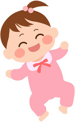 Joyful baby girl lcon 