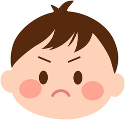 Angry Baby boy Emoji