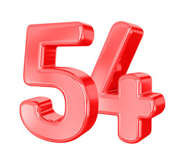54 Red Number 