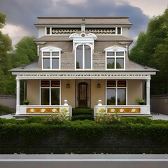 Art Nouveau house32, Generative AI