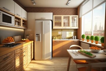 modern kitchen interior, cute and smart kitchen, kitchen interior design ideas.