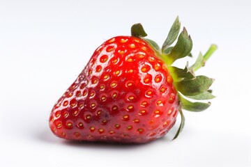 strawberry on white background