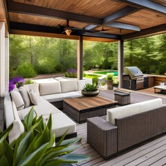 Outdoor Living Room133, Generative AI