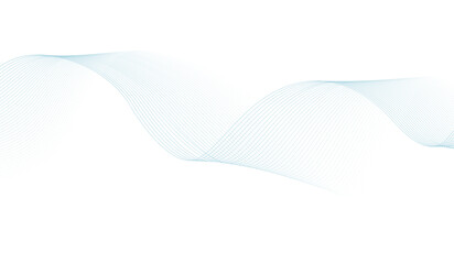abstract wave lines on white background