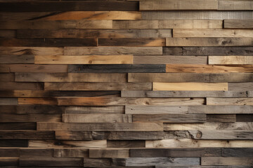 Wall with Wood Texture