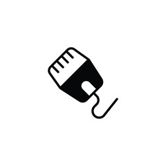 Shaving Machine icon design with white background stock illustration