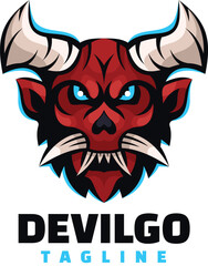 devil head logo