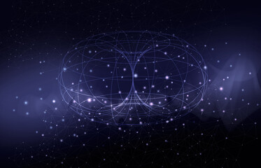 background with cyberspace