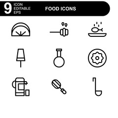 food icon or logo isolated sign symbol vector illustration - high quality black style vector icons
