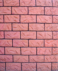 Brown crack pattern wall tiles