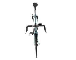 Realistic bike isolated on transparent background. 3d rendering - illustration