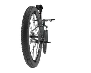 Fototapeta premium Realistic bike isolated on transparent background. 3d rendering - illustration