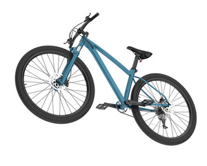 Realistic bike isolated on transparent background. 3d rendering - illustration