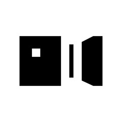 video camera glyph icon