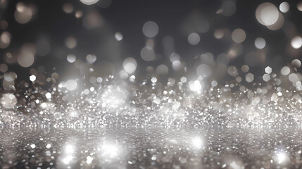 abstract magic silver glitter for holidays