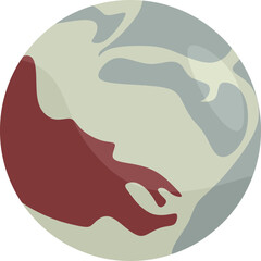 Pluto Planet Illustration