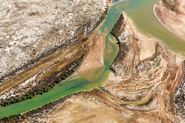 Kati Thanda-Lake Eyre, South Australia, Australia, aerial photography