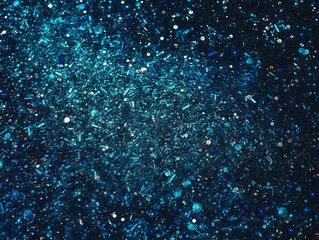 Blue glitter shimmer explosion pattern abstract