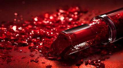 Fototapeta premium abstract red glitter texture