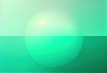 Abstract green background with lines. Generative AI