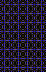 bicycle chain pattern abstract background illustration on isolated blue background