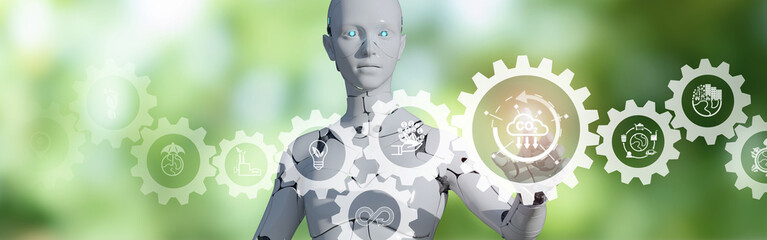 Climate technology for carbon reduction goals. Greenhouse gas emissions target. Mitigating carbon emissions. Climate neutral long term strategy. Innovation of limiting climate change, global warming.