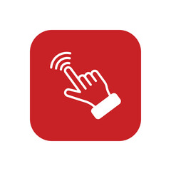 Touch icon vector stock.