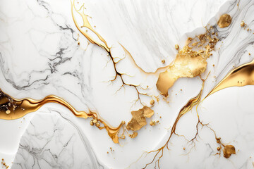 White marble textured background. Abstract design, 4k wallpaper. AI
