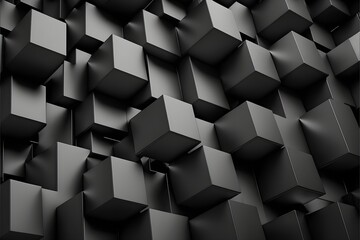 Black Abstract Geometric Background High Resolution 8K 