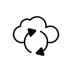 Reload icon vector stock.