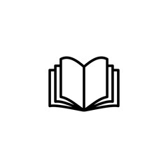 open book icon vector design templates