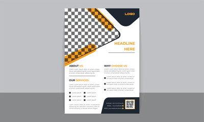 Flyer design, photography flyer, dl flyer, business flyer, corporate flyer New corporate flayer design. A4 size design vector illustrator flayer layout. Business Flyer Layout with Gradients CMYK .