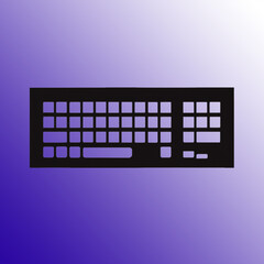 Computer hardware keyboard, one of which is hardware such as keyboards, personal computer monitors and others