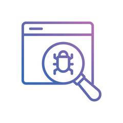 Virus icon vector stock.