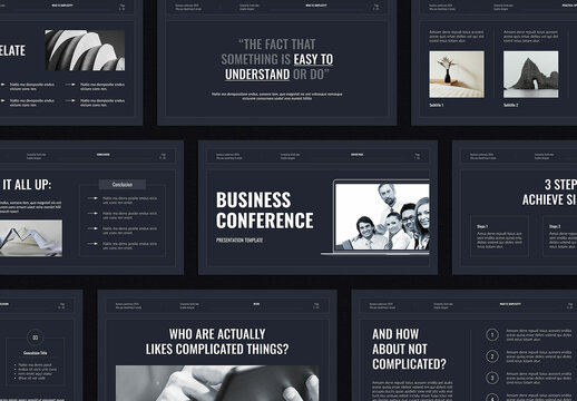 Business Conference Presentation Template