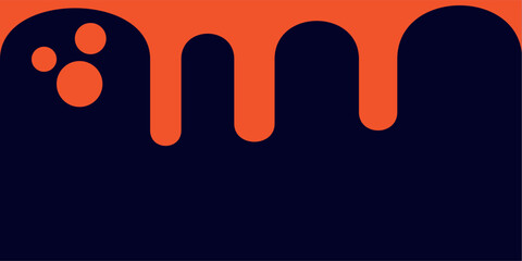 orange paint on black background, flowing and spilled paint on the wall, colorful materials store, smooth abstraction