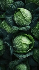 Obraz premium cabbage in the garden