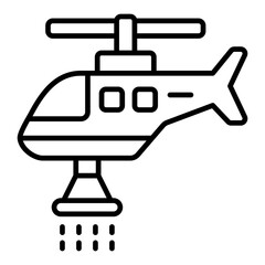 Firefighter Helicopter Icon
