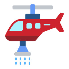 Firefighter Helicopter Icon