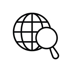 Search icon vector stock.