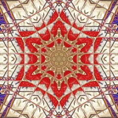 Traditional mystic background design. Arabesque ethnic texture. Geometric stripe ornament cover photo. Turkish fashion for floor tiles and carpet. Repeated pattern design for Moroccan textile print