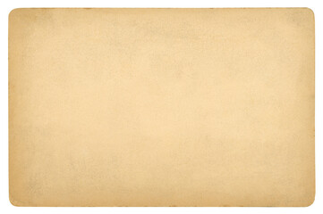 Vintage brown paper background isolated - (clipping path included)