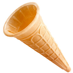 Wafer cone, empty ice cream cone