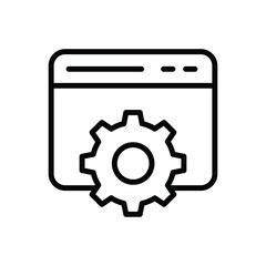 Seo icon vector stock.