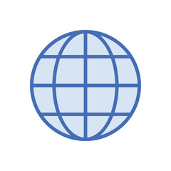 Global Security icon vector stock.