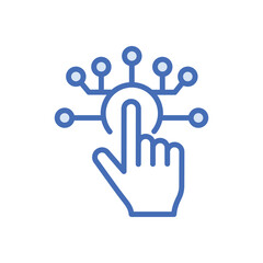 Network Security icon vector stock.