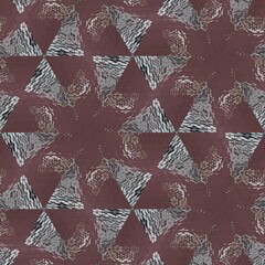 Vintage pattern design for Moroccan textile print. Turkish fashion for floor tiles and carpet. Traditional mystic background design. Arabesque ethnic texture. Geometric stripe ornamental border art - 590460165