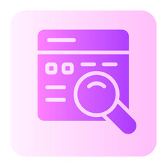 search engine gradient icon